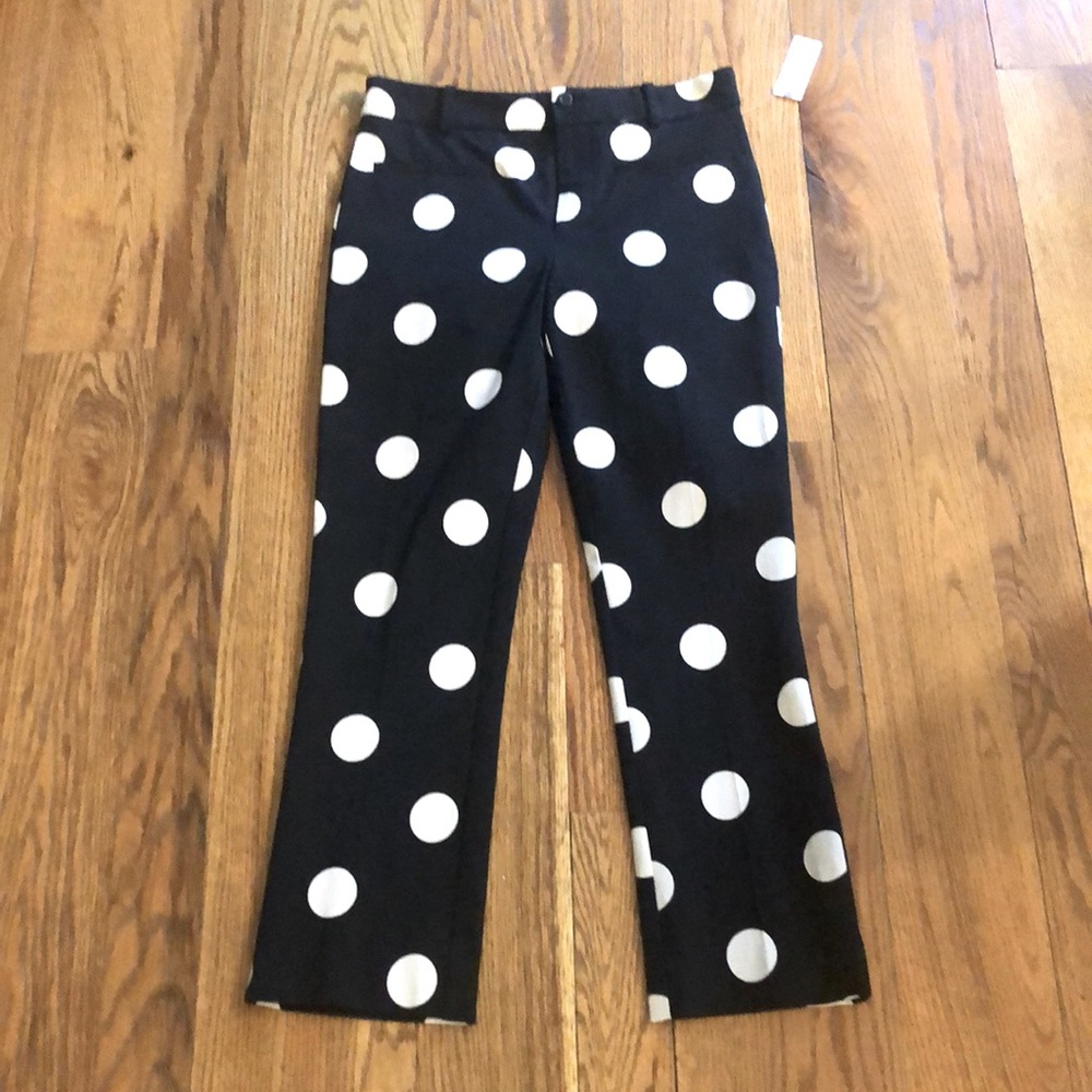 NWT Anthropologie black with white dots